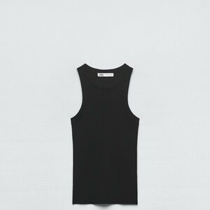 Zara Sleeveless Basic Knit Top